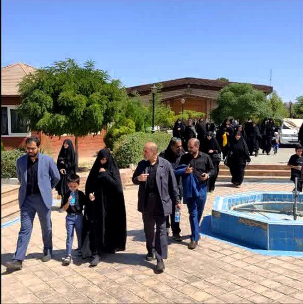 عزاداری رحلت حضرت رسول و امام حسن مجتبی علیه السلام در باغ اردوگاه خاتون مشهد