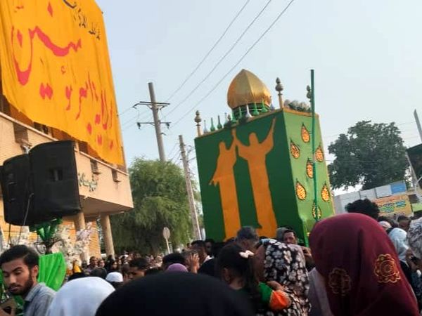 آیین سنتی منبر گردانی در شهرستان میناب 