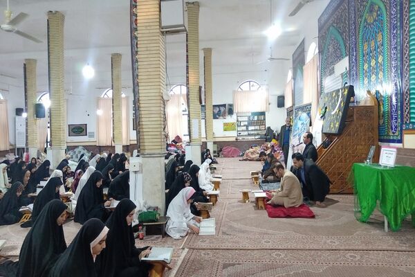 اعتکاف دانش‌آموزی درشهرستان مرزی پارس آباد 