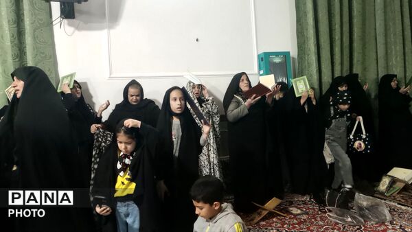 عزاداری احیای بیست و سوم در امامزاده سید محمد کاشمر