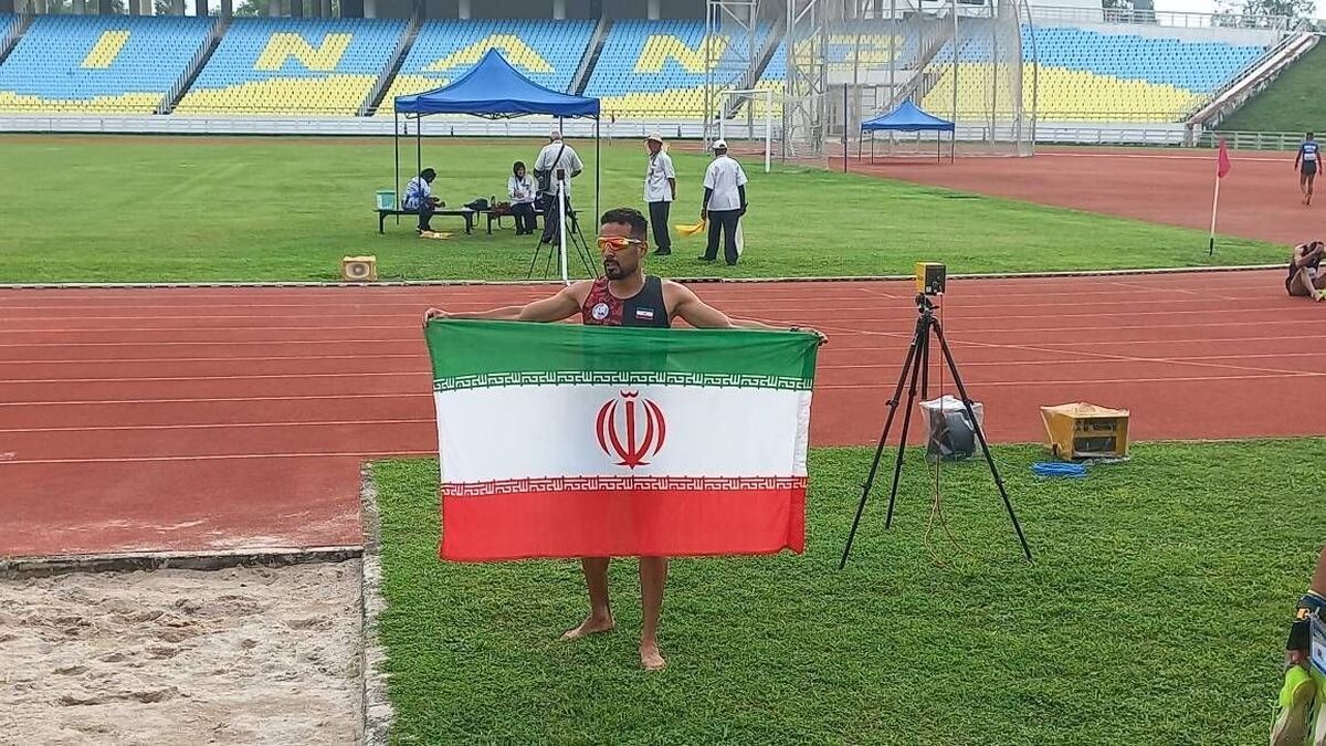 دوومیدانی قهرمانی ناشنوایان آسیا، علیزاده نقره گرفت