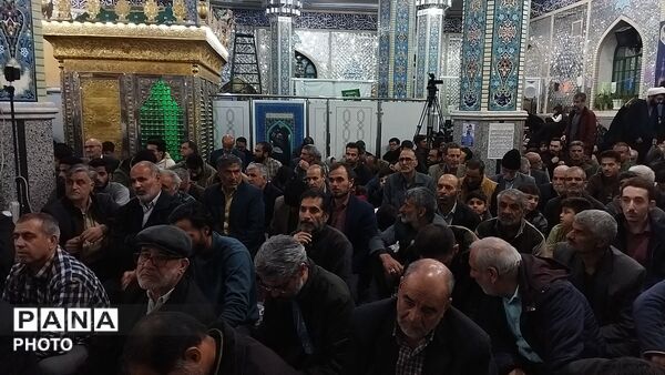 اجتماع بزرگ مردم نیشابور در پی محکومیت حمله رژیم صهیونسیتی و آمریکای جنایتکار به ایران 