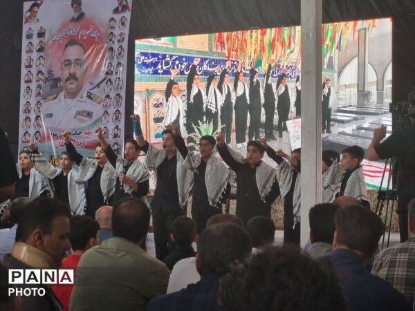 یادبود چهلمین روز شهادت خلبان شهید محمدصادق توانی