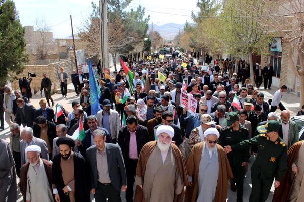 راهپیمایی روزجهانی قدس در شهر درق