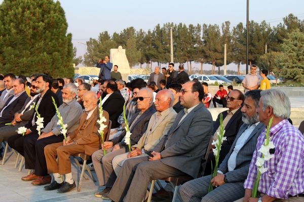 بیست و پنجمین سالگرد پهلوان یعقوبعلی شورورزی در آرامگاه مشاهیر نیشابور 