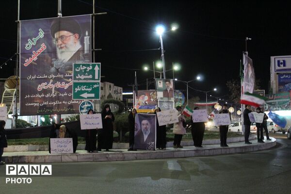 اینبار تجمعات شبانه در فاروج با حضور پررنگ آینده سازان