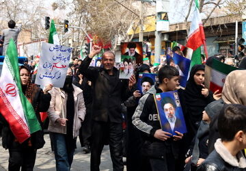 راهپیمایی روز قدس در شهرستان میاندوآب