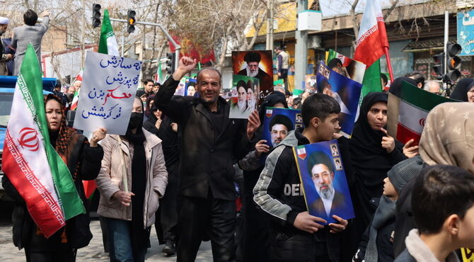 راهپیمایی روز قدس در شهرستان میاندوآب