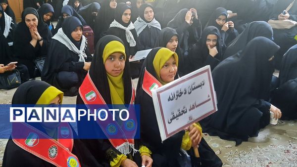 مراسم هفتمین روز شهادت‌ سید مقاومت در ناحیه۶ مشهد 