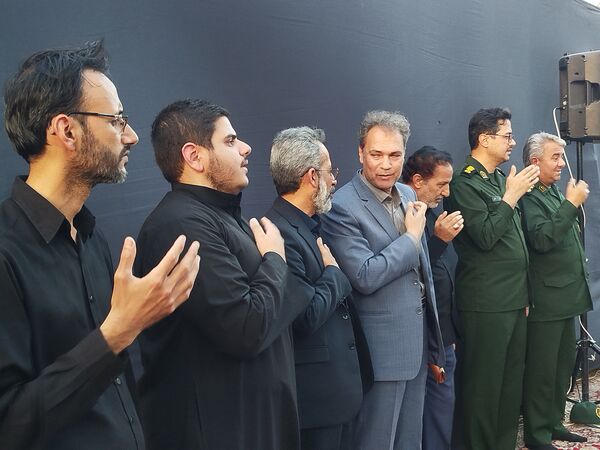 بازدید مسئولان بسیج کاشمر از هیئت دانش آموزی انصار المهدی (عج) رهروان شهدا و قاسم بن الحسن 