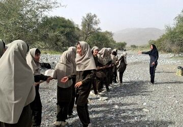 اردوی دانش آموزی شهرستان قلعه گنج