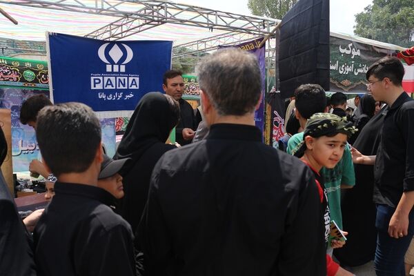برپایی موکب سازمان دانش آموزی استان اردبیل در مراسم دلدادگان حسینی