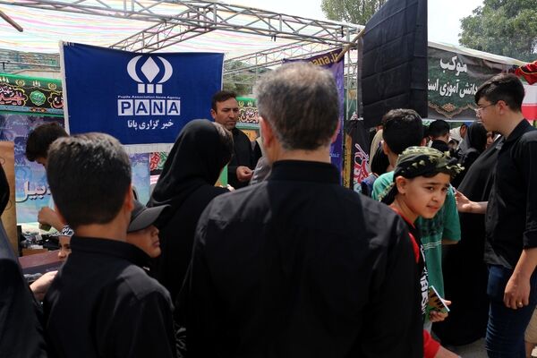 برپایی موکب سازمان دانش آموزی استان اردبیل در مراسم دلدادگان حسینی