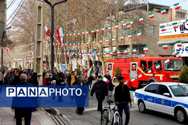 شور انقلابی در پیشوا، همه یکصدا برای ایران در 22 بهمن