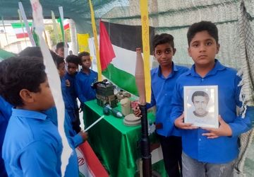 رفاقت با شهدا در دبستان شهید رونما جغین