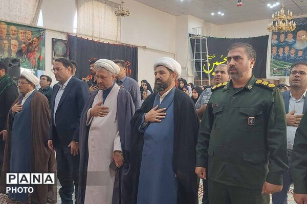 گرامیداشت یاد و خاطره مراسم یادواره شهدای دهستان شاه جهان در  روستای مایوان