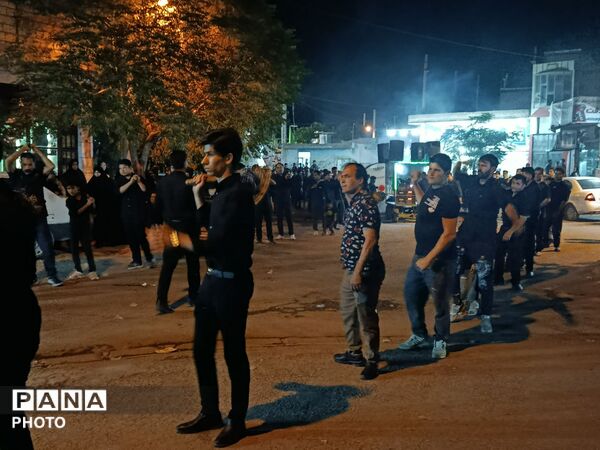 عزاداری شب نهم محرم الحرام در روستای رزق آباد 