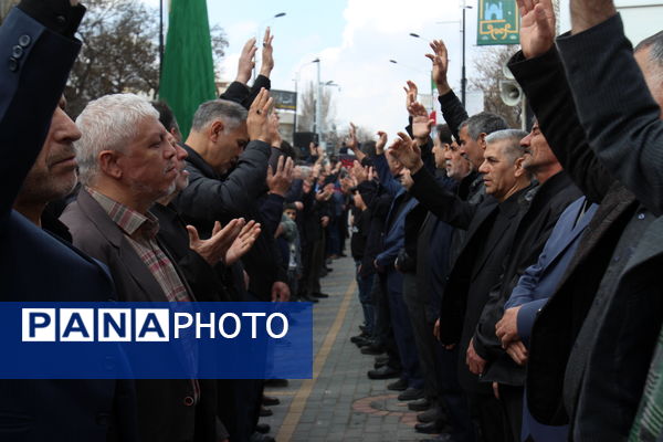 حرکت دسته عزاداری شهادت حضرت امیرالمومنین