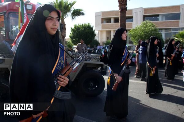 رزمایش امام رضایی های یزد