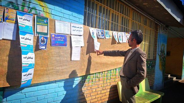 کاندیدای شورای دانش آموزی دبیرستان میثاق از برنامه های خود گفتند