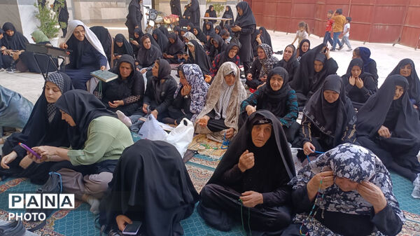 مراسم دعای عرفه در مسجد صاحب الزمان شهرستان کوهدشت