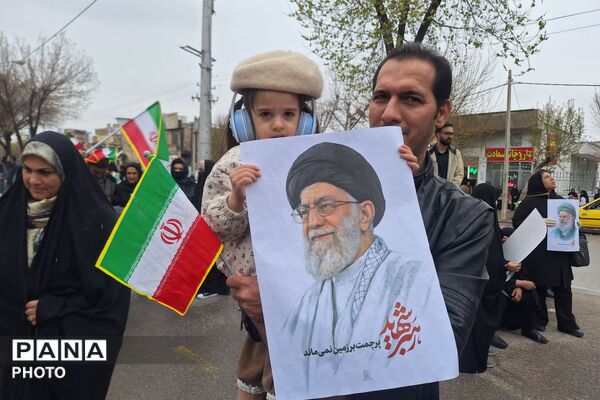 راهپیمایی روز قدس و تشییع شهید اقتدار در مرودشت