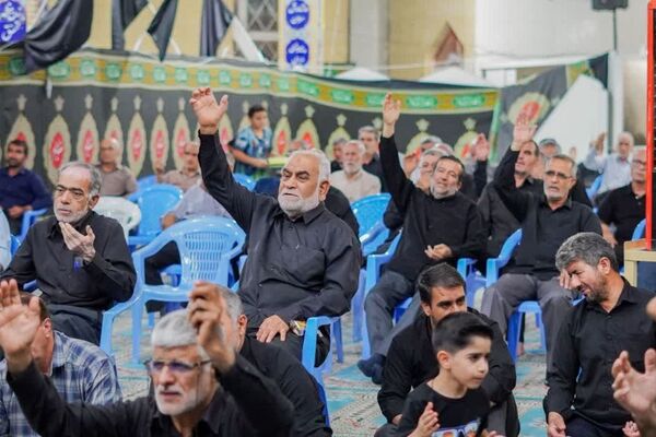 مراسم عزاداری شب‌های محرم ۱۴۰۳ در مسجد سیدالشهدا شهرک مطهری شیراز