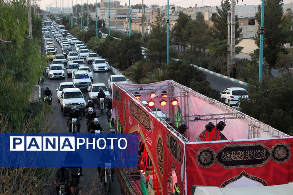 مراسم استقبال ار هفت شهید گمنام در یزد 