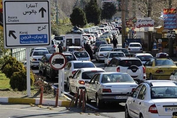 ترافیک سنگین در محورهای شمال کشور