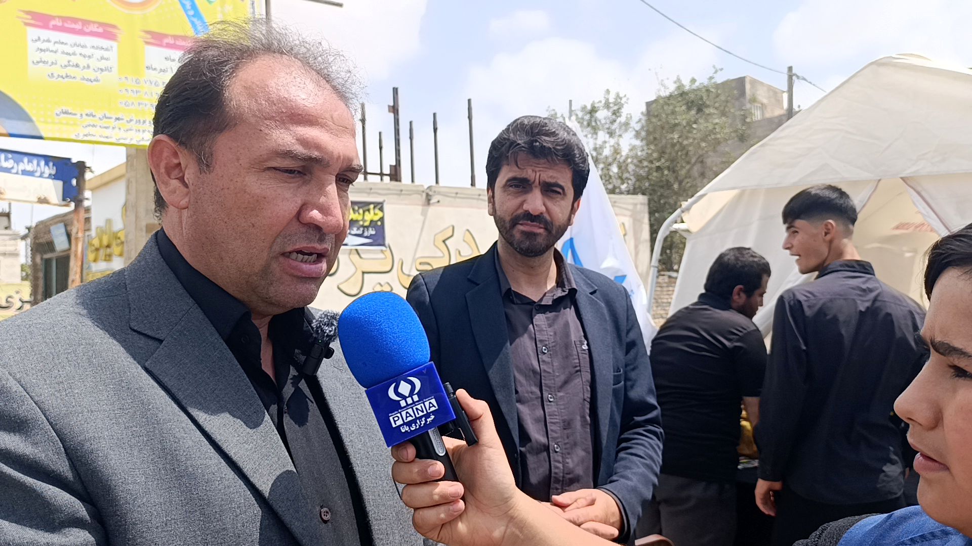 برپایی موکب‌های دانش‌آموزی در سه نقطه شهر آشخانه