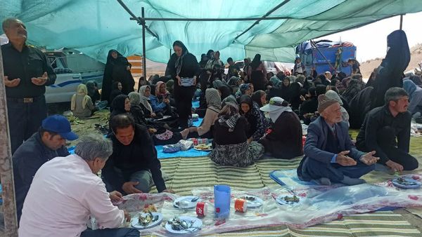 پیاده‌روی هیات روستای زرد تا امام زاده روستای کاستان