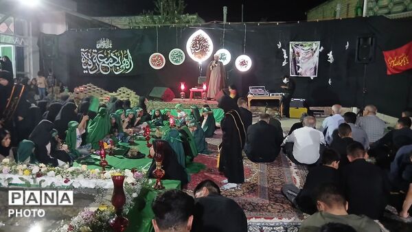 سرتشنیز در سوگِ دردانه حسین (ع)
