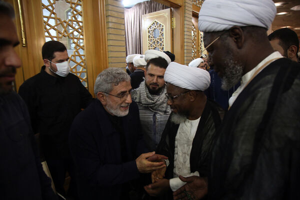 مراسم بزرگداشت والده «سید حسن نصرالله» در قم