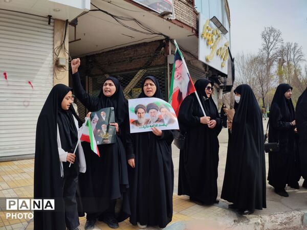 قاب پانا میزبان راهپیمایی روز قدس در شهرستان نیشابور 