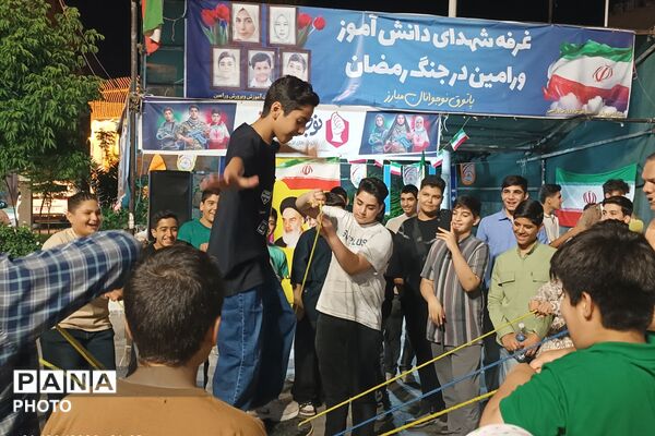 از تفسیر نهج‌البلاغه تا شورِ رجزخوانی، ضیافت دانش‌آموزان مدرسه نمونه رشد در موکب آموزش و پرورش