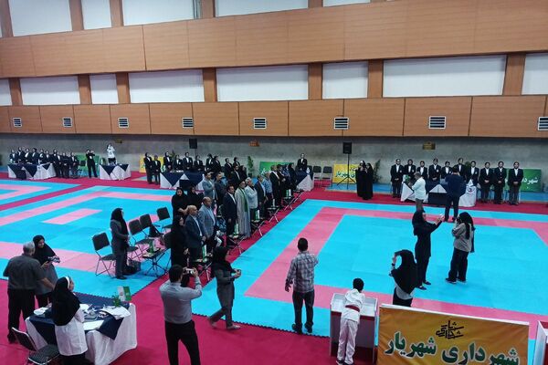 اولین دوره مسابقات قهرمانی کاراته استان تهران در رشته شیتوریو سی فوکان در شهریار