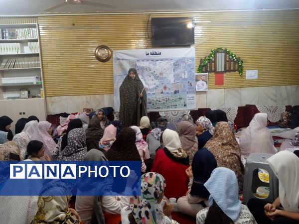 اعتکاف دانش‌آموزان منطقه ۱۶؛ دارالشهدای شهر تهران 