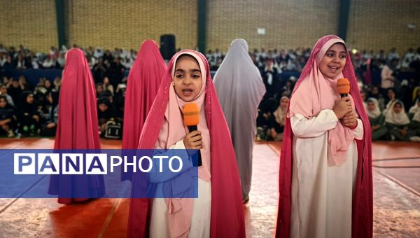 اجتماع ۳۰۰۰نفری دختران حاج قاسم به مناسبت ولادت حضرت معصومه(س) و روز دختر در شهرستان ملارد 