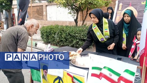 پیاده‌روی اربعین حسینی در محمودآباد