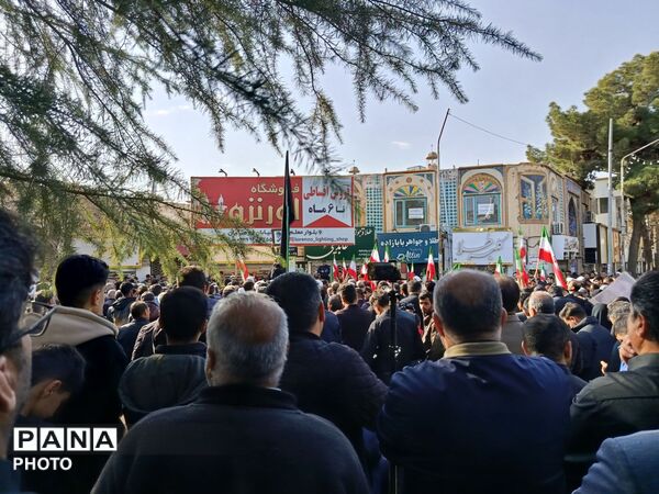 مراسم عزاداری سید علی خامنه‌ای (قدس سره )رهبر جمهوری اسلامی ایران در شهرستان کاشمر 