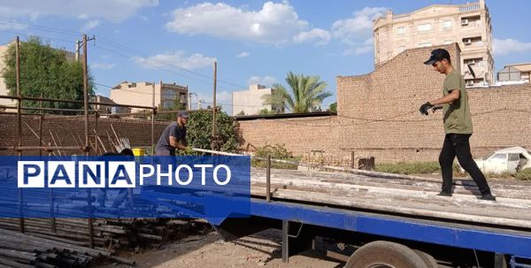 بارگیری و بدرقه موکب شباب الزینب ساوه؛ سفری به سوی خدمت به زائران