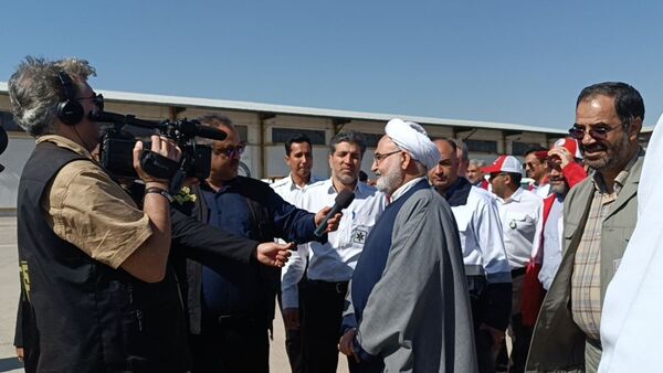افتتاحیه طرح خدمت رسانی هلال احمر به زائران در ایام پایانی صفر 