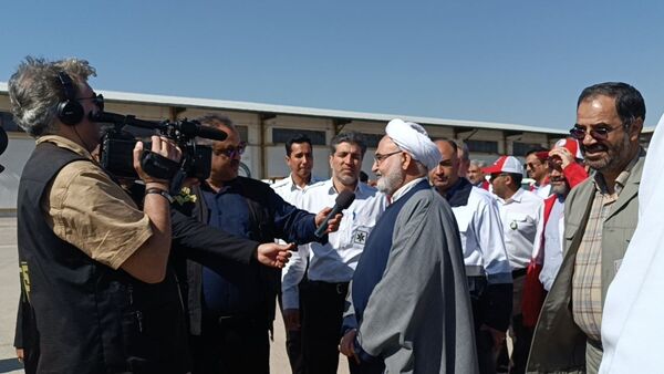 افتتاحیه طرح خدمت رسانی هلال احمر به زائران در ایام پایانی صفر 