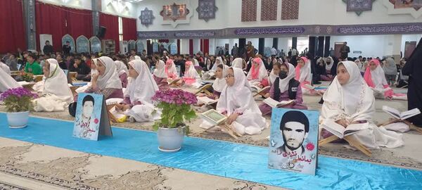برگزاری بزرگترین محفل انس با قرآن دانش‌آموزی در حسینیه ثارالله یاسوج