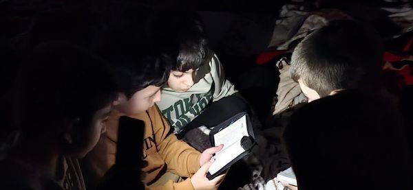 سحرگاه دانش‌آموزان معتکف 