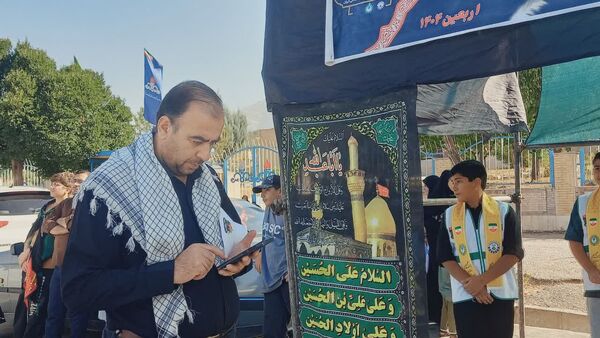 خدمت‌رسانی موکب سازمان دانش‌آموزی کهگیلویه و بویراحمد در پیاده‌روی جاماندگان اربعین