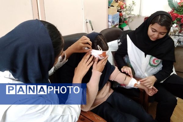 اجرای مانور زلزله و ایمنی در مدارس ناحیه 3 شیراز 