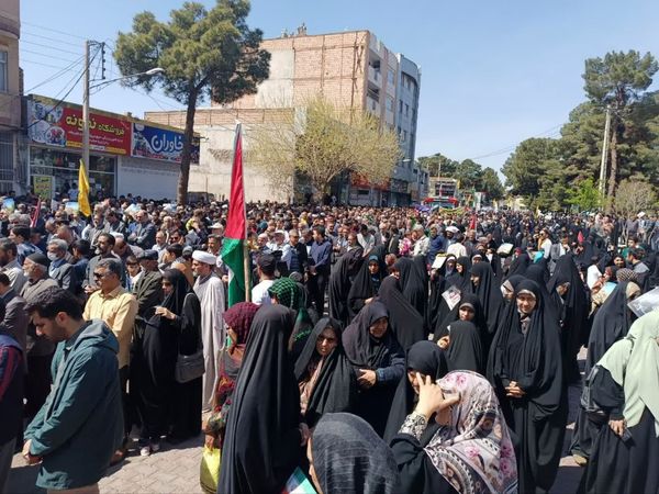 راهپیمایی یوم الله روز قدس در سبزوار