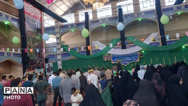 تقدیر از حافظان قرآن در جشن غدیر روستای علی آباد