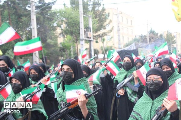رزمایش اقتدار جان فدای دختران شهرستان ملارد